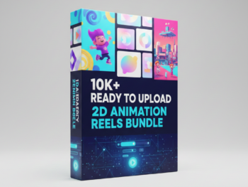 10K+ Ready to Upload 2D Animation Reels Bundle