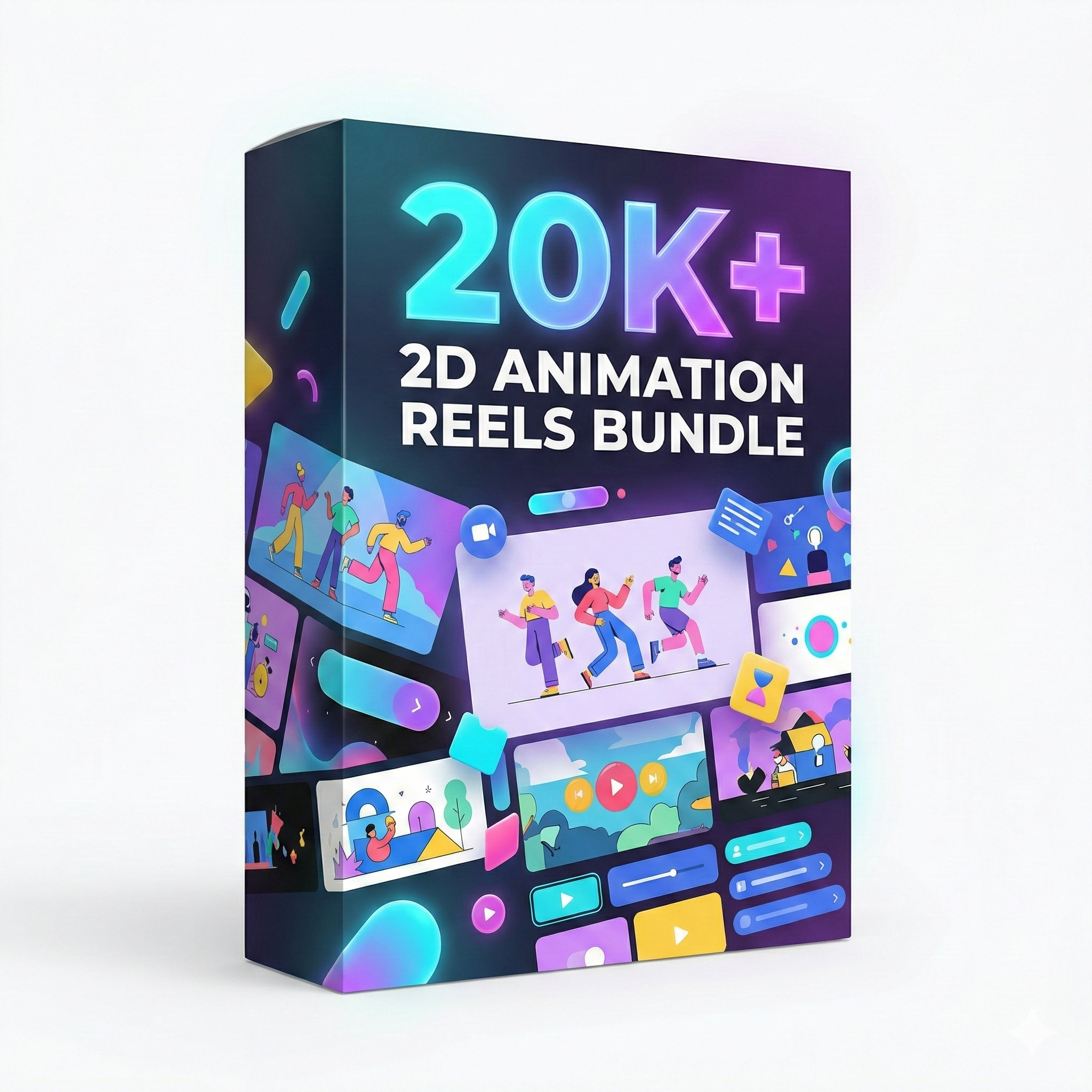 20K+ 2D Animation Reels Bundle