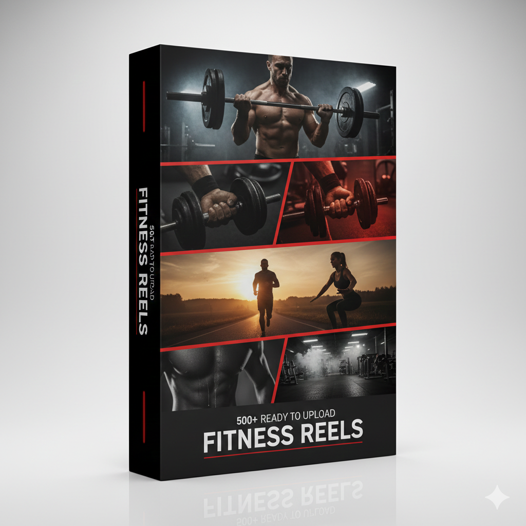 500+ Ready to Upload FITNESS REELS