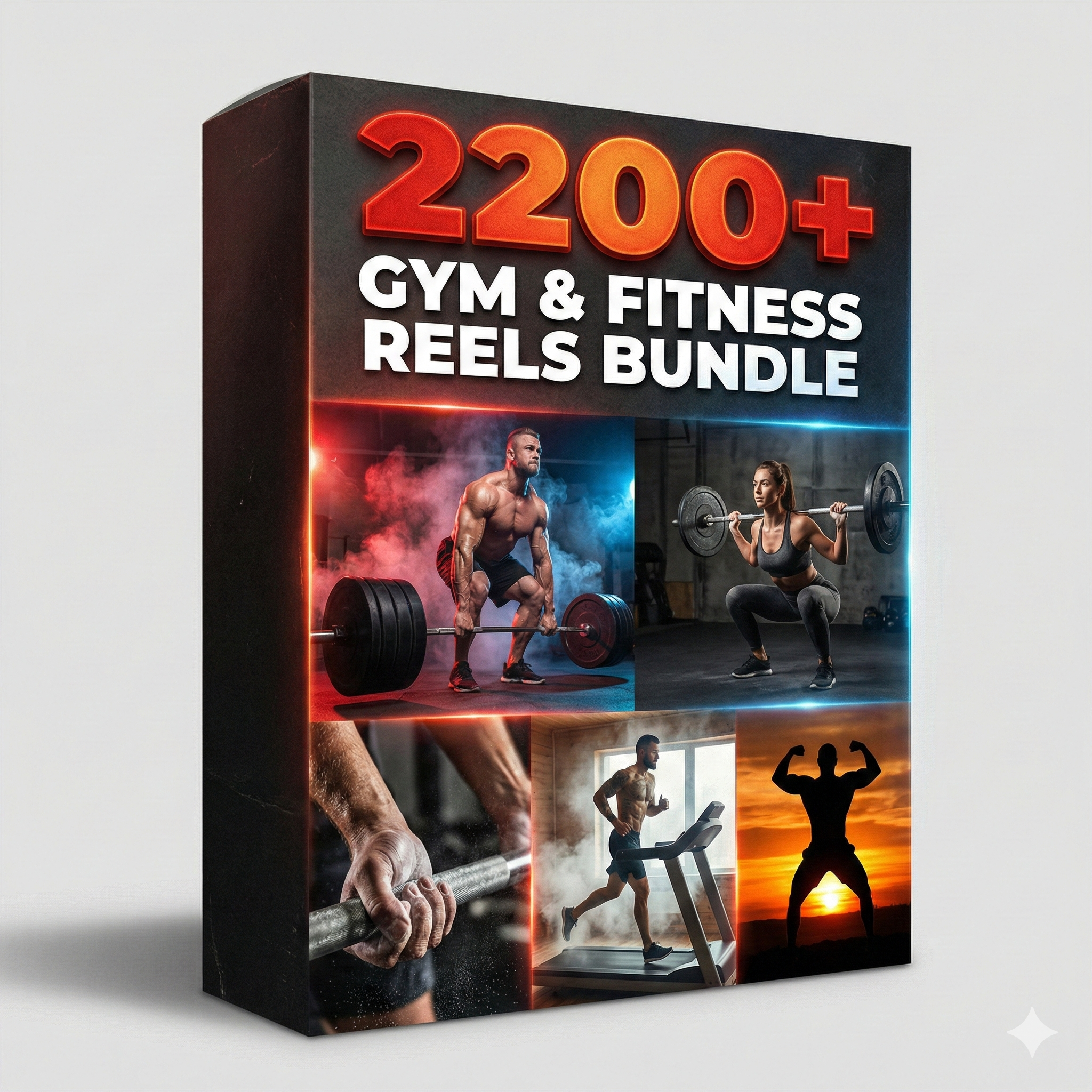 2200+ Gym & Fitness Reels Bundle