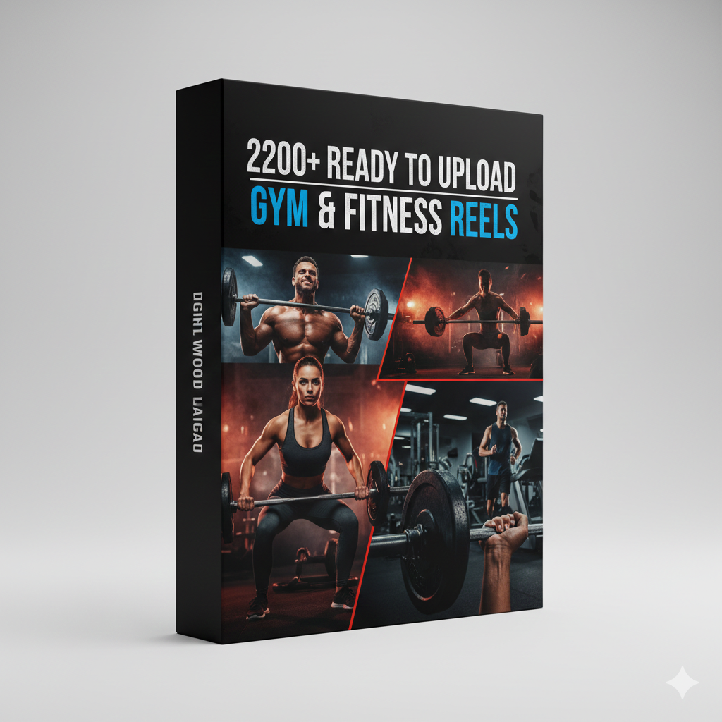 2200+ Ready to Upload Gym & Fitness Reels