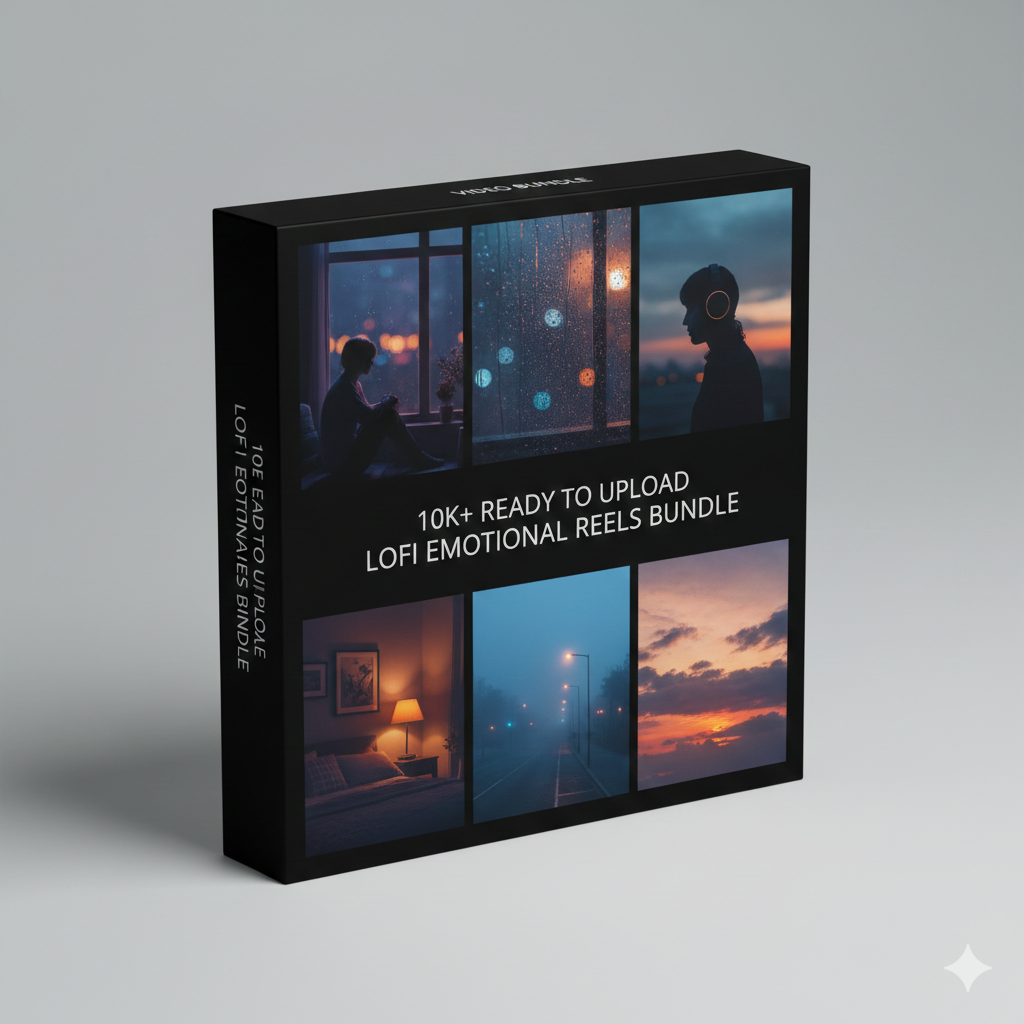 10K+ Ready to Upload Lofi Emotional Reels Bundle