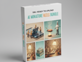 10K+ Ready to Upload Ai Miniature Reels Bundle