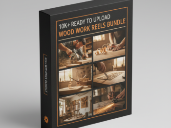 10K+ Ready to Upload Wood Work Reels Bundle