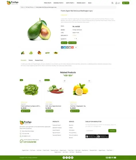 Infinit Fresh Foods Shopify Theme