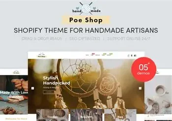 Poeshop-home1 Shopify Theme