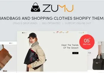 Zumj-home1 shopify theme