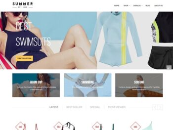 Swimira-home1 shopify theme