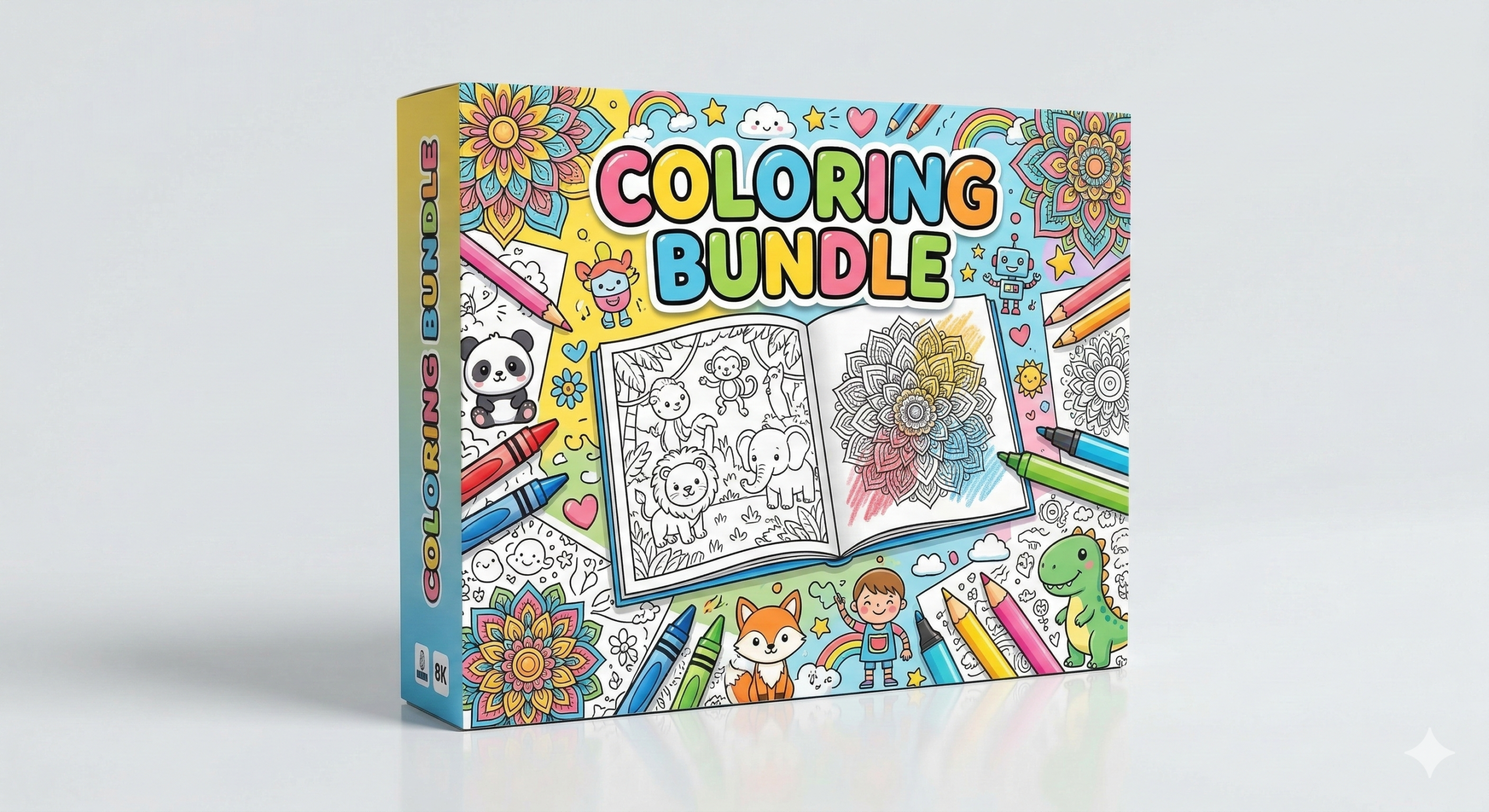 10K+Coloring bundle mockup