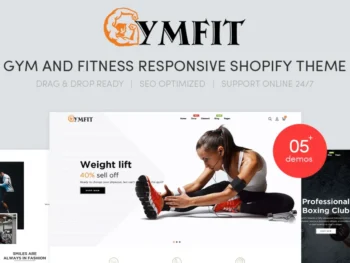GymFit Home1 Shopify Theme