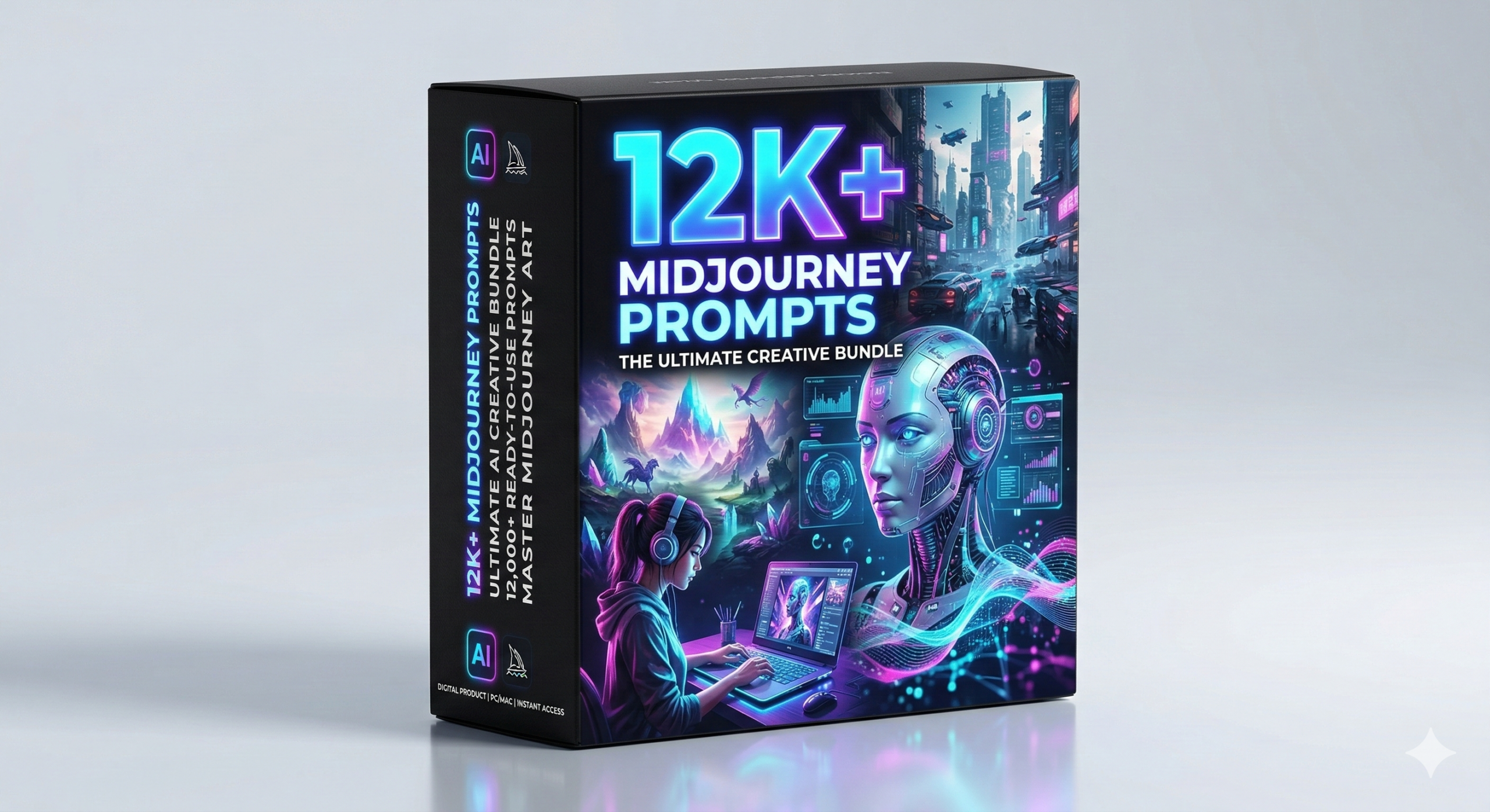 12K+ Midjourney Prompts